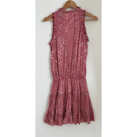 Poupette St. Barth Clara Mini Dress Pink - Picture 3 of 5